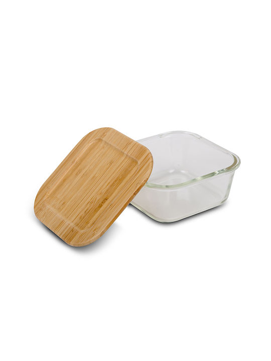 Nava Glass Lunch Box Transparent 1400ml