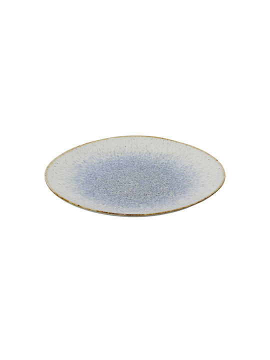 Kaemingk Teller Untiefe Keramik Blau mit Durchmesser 27cm