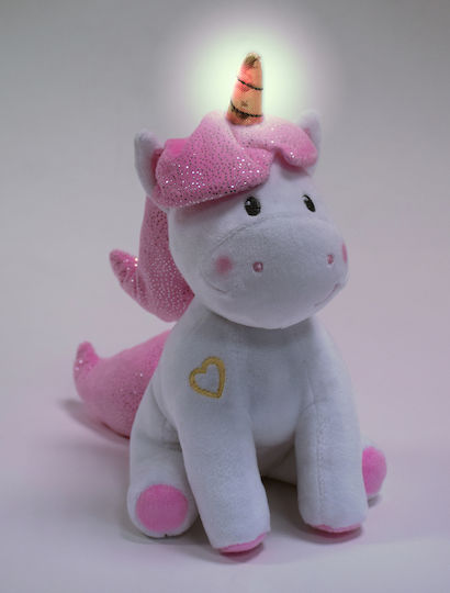 Jemini Musical Plush Toy With Lights 24cm Unicorn