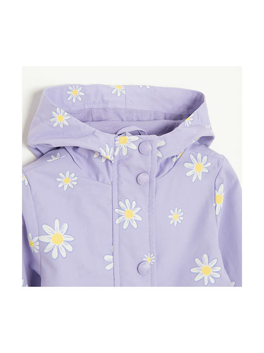 Cool Club Kids Casual Jacket with Hood Purple