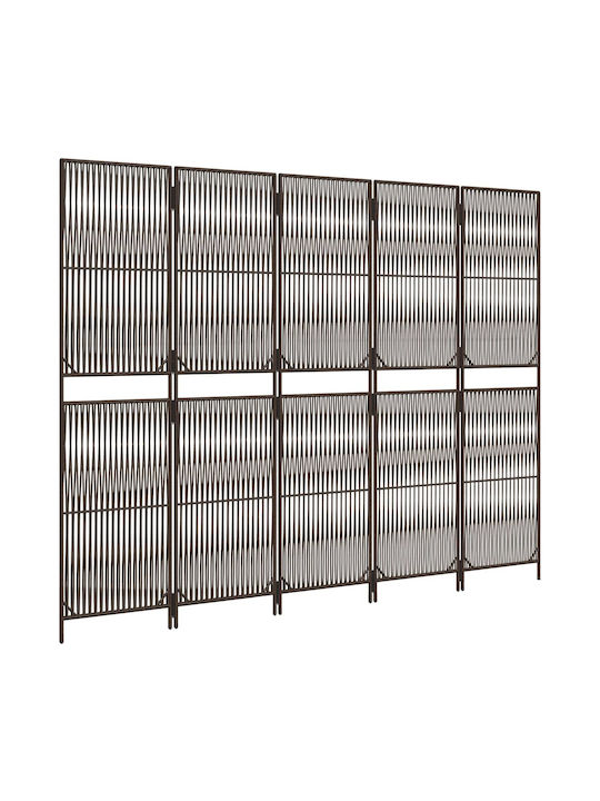 vidaXL Dekorativer Raumteiler aus Leinwand 245x180cm