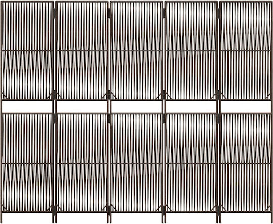 vidaXL Dekorativer Raumteiler aus Leinwand 245x200cm