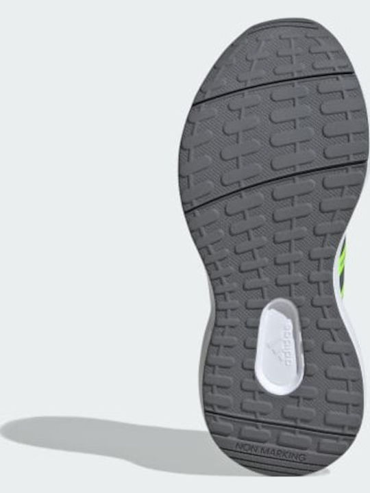 FortaRun 2.0 Αθλητικά Παιδικά Παπούτσια Running με Κορδόνια Grey Two / Grey Four / Lucid Lemon
