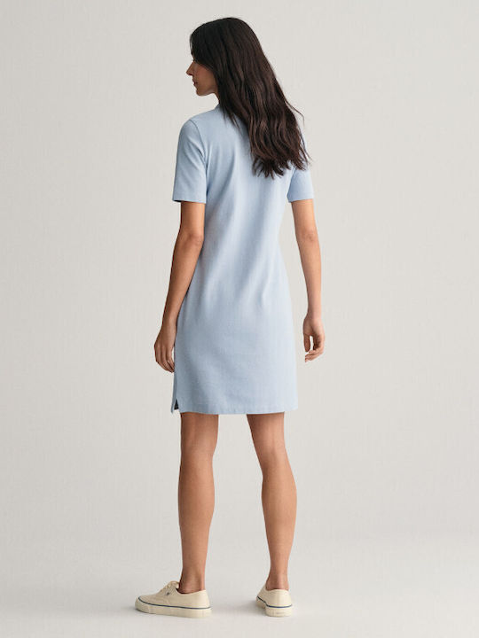 Gant Summer Mini Shirt Dress Dress Light Blue