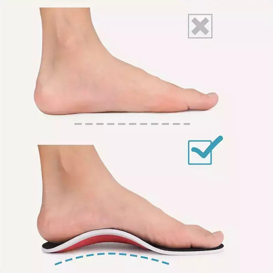 Ανατομικοί Πάτοι Schuhe aus Silikon mit Memory-Schaum FT18838 2Stück
