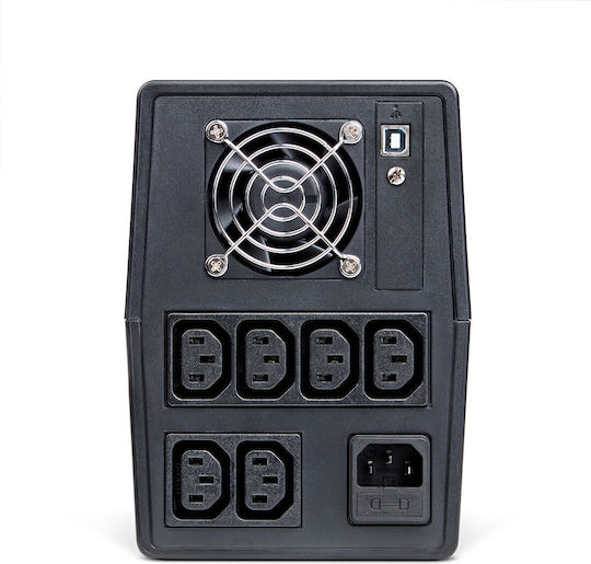 Salicru 662AG000017 USV 2000VA 1200W mit 5 IEC Steckdosen