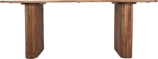 Groot Tisch Speisesaal aus Massivholz Natural 200x100x77cm