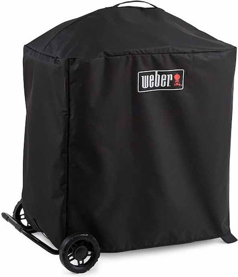 Weber Grill Cover Black Compatible with the Traveler Compact from Polyester with UV Protection