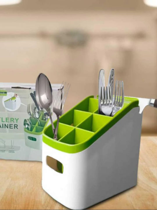 Bază Suport De Scurgere Pentru Tacâmuri Din Plastic Albă
