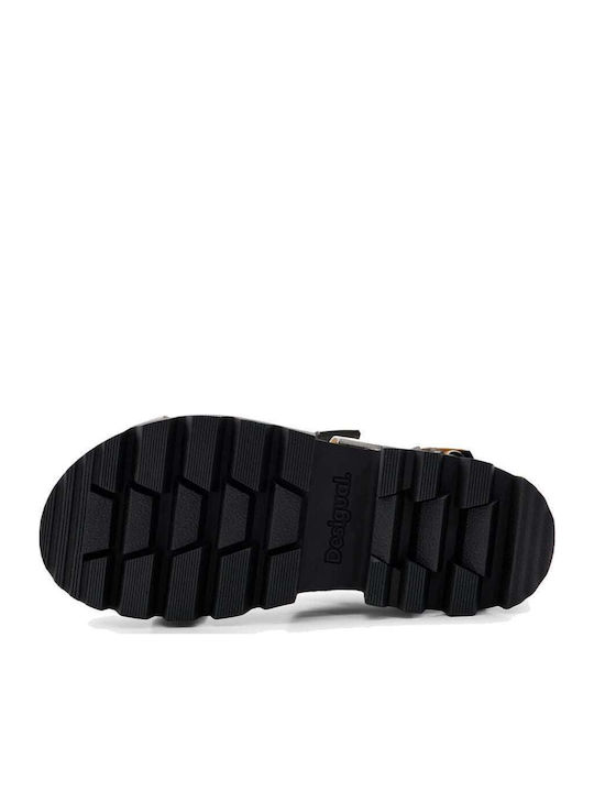 Flache Sandalen für Damen in Schwarz Farbe