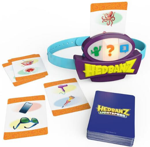 Joc de Societate Hedbanz, Lightspeed pentru 2-6 Jucători 6+ Ani (EN) Spin Master