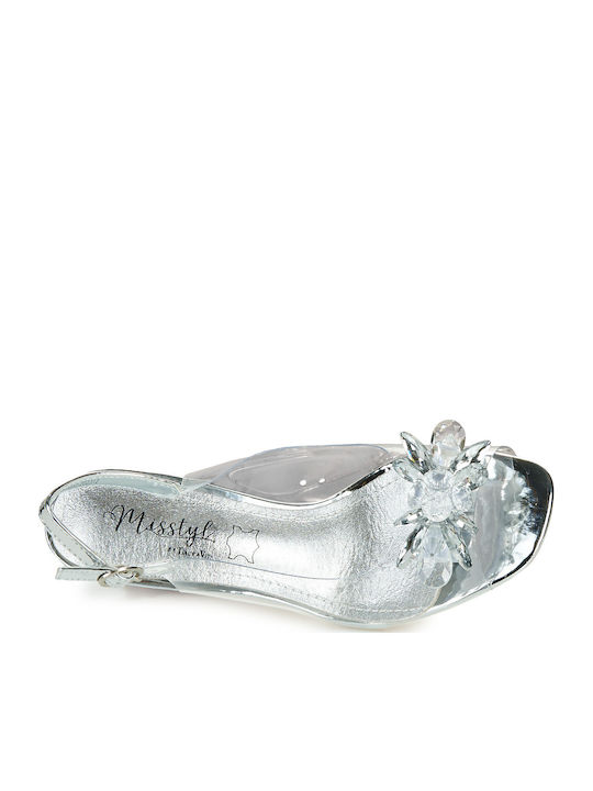 Sandalen Silber
