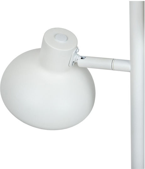 Lucide Lightning Floor Lamp H137.9cm. with Socket for Bulb GU10 White
