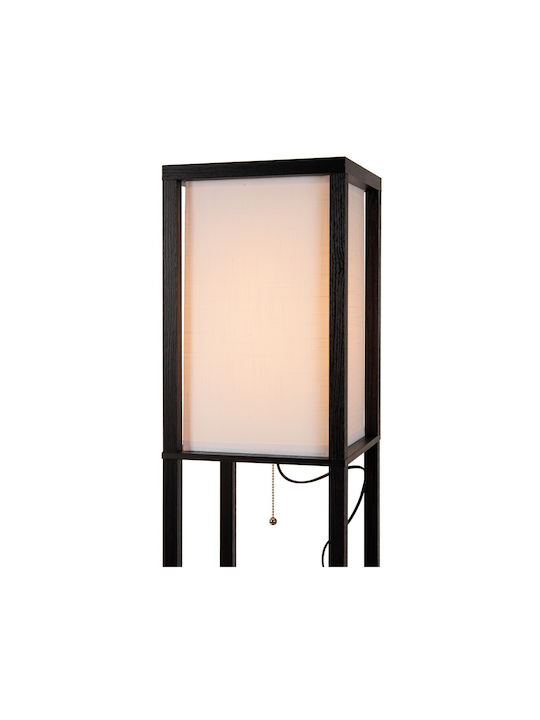Lucide Lightning Φωτιστικό Δαπέδου Υ162.7xΜ26εκ. με Ντουί για Λαμπτήρα E27 Μαύρο