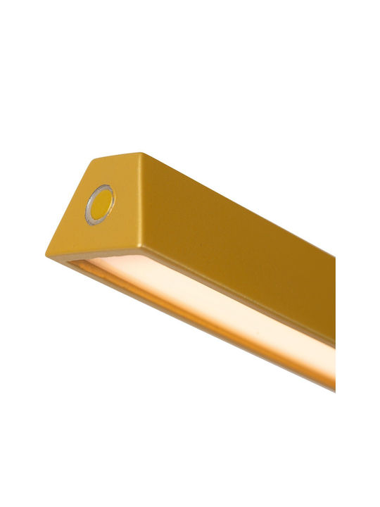 Lucide Lightning LED Φωτιστικό Δαπέδου Υ137.9εκ. με Θερμό Λευκό Φως 130lm Κίτρινο