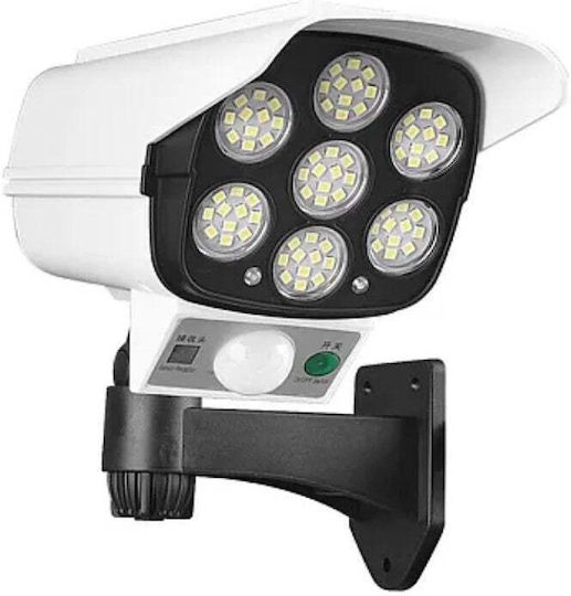 Camera de supraveghere falsă tip Bullet Camere de supraveghere simulare cu iluminare LED Alb
