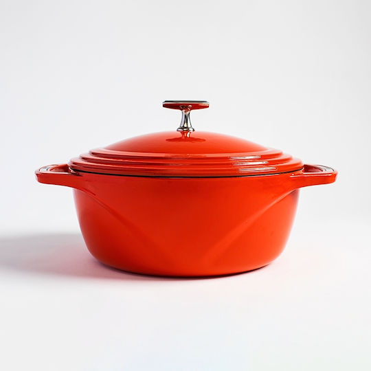 Lodge Cherry On Top Deep Cast Iron Pot 5.68L / 37cm