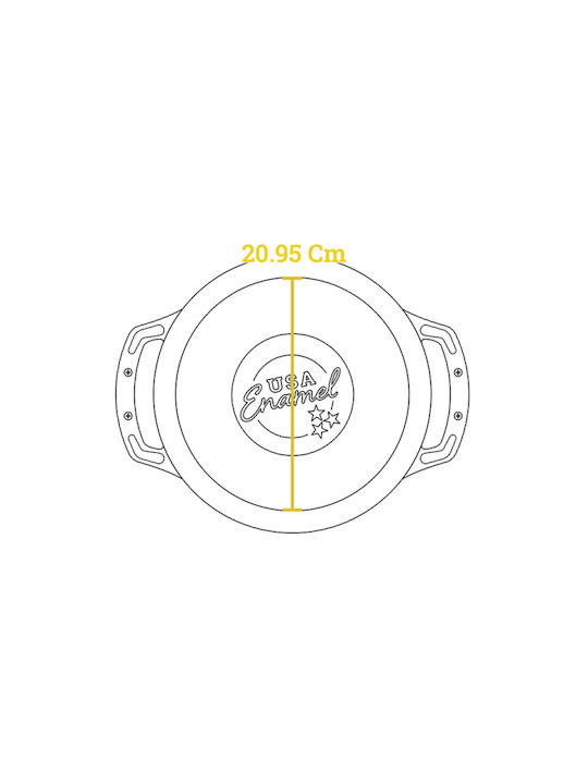 Lodge Βαθιά Κατσαρόλα από Μαντέμι 5.68lt / 37cm
