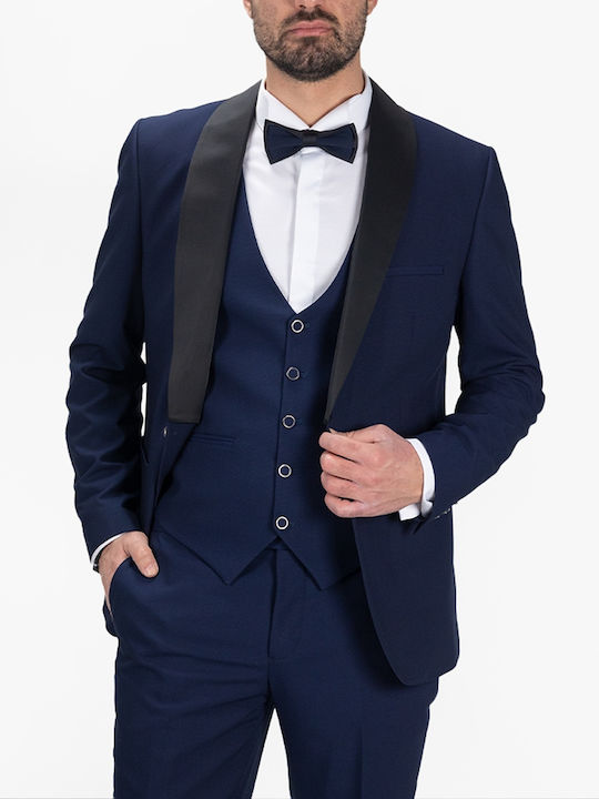 Boston Men's Summer Suit Dark blue