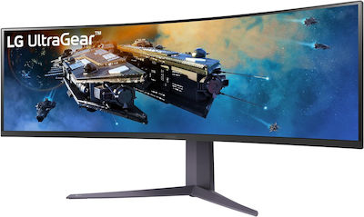 LG UltraGear 45GR65DC-B Ultrawide VA HDR Curved Gaming Monitor 44.5" 5120x1440 200Hz με Χρόνο Απόκρισης 1ms GTG