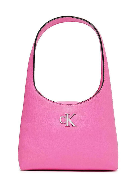 Calvin Klein Minimal Monogram Women's Bag Shoulder Fuchsia