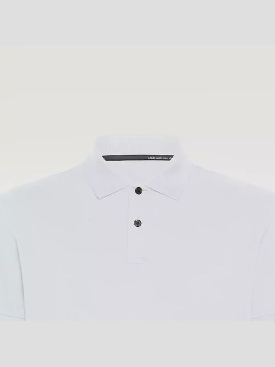 RRD Men's Short Sleeve Blouse Polo White