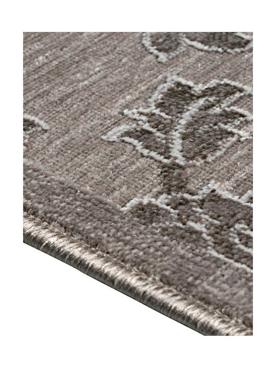 Madi Leaves Rug Rectangular Beige