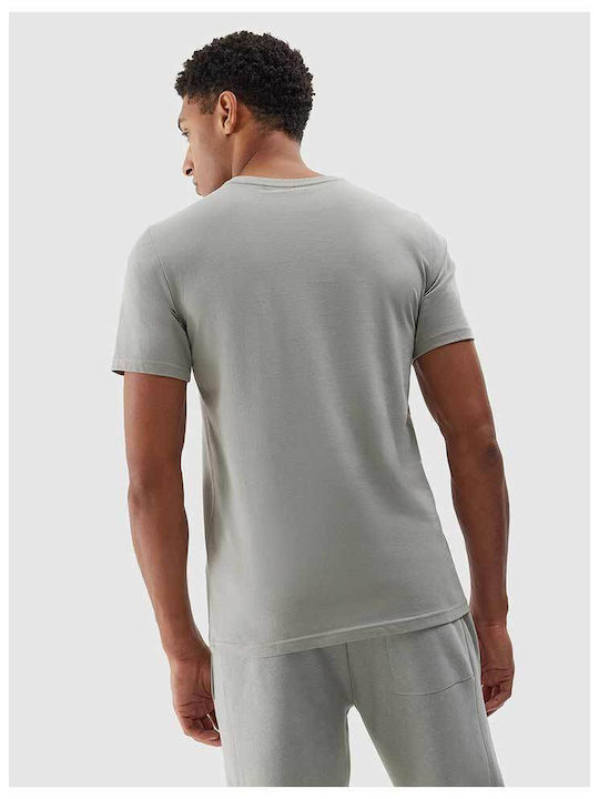 4F Men's Short Sleeve T-shirt Gray