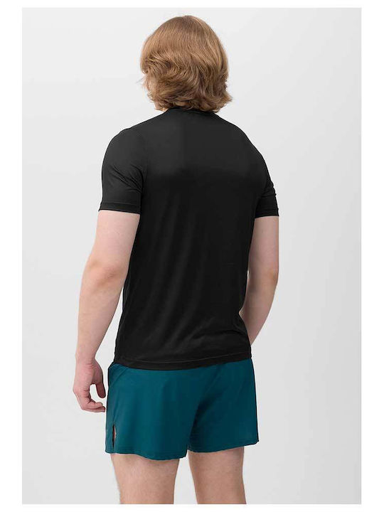 4F Men's Athletic T-shirt Short Sleeve Black