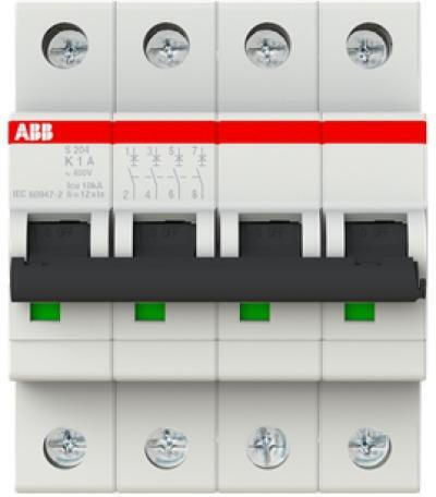 Abb Αυτόματη Ασφάλεια 1A Τετραπολική AC 24852