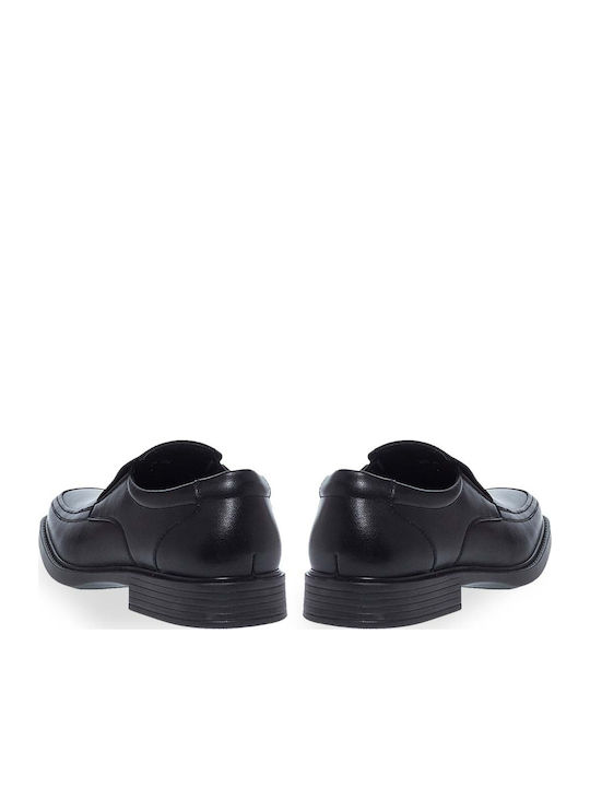 Men's Leather Slip-Ons Black