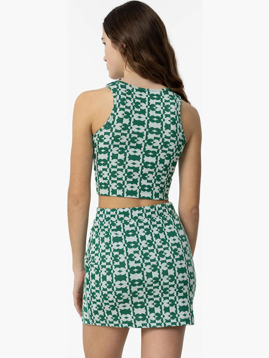 Kids Sleeveless Green  Top