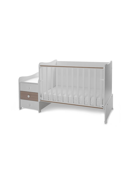 Lorelli Pătuț Bebeluși Multifuncțional Maxi Plus Alb pentru Saltea 70x160cm