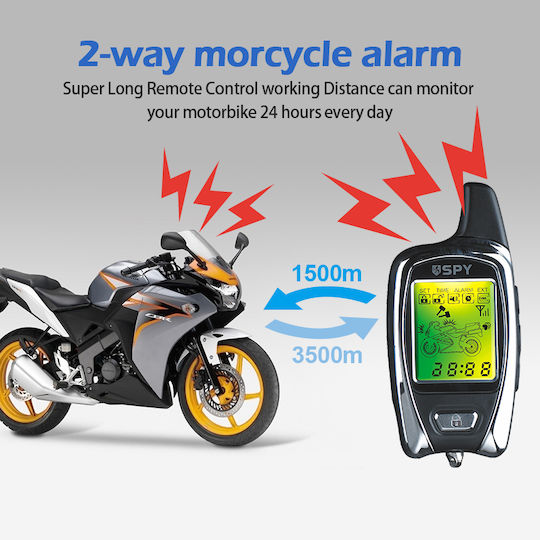 Motowolf Alarma Alarmă pentru motocicletă