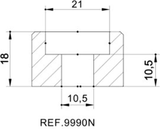 Rückfahrkamera-Adapter für Lenkerhörnchen für Bmw F900r '20-'24 / Bmw R1200r '09-'18 / Bmw R1250r '18-'24 / Bmw S1000r '21-'24 9990n | Puig