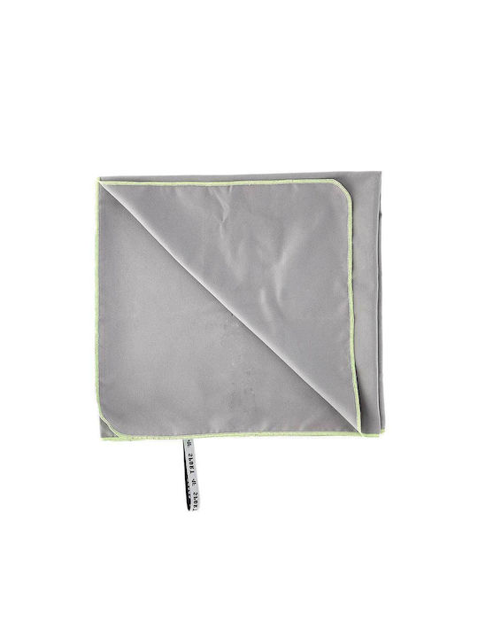 4F Prosoape de sală de sport Microfibra Gri 80x170cm