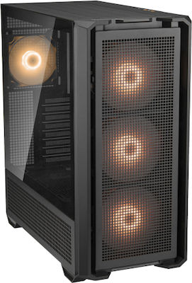 Cougar MX600 RGB Voller Turm Computergehäuse Schwarz