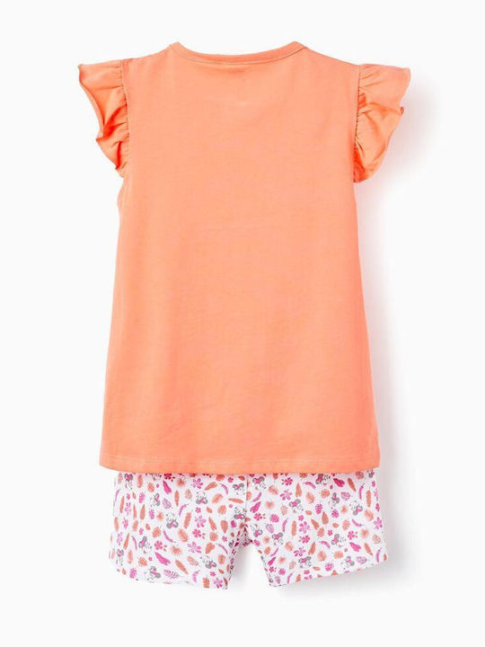 Zippy Kinder Schlafanzug Sommer Coral