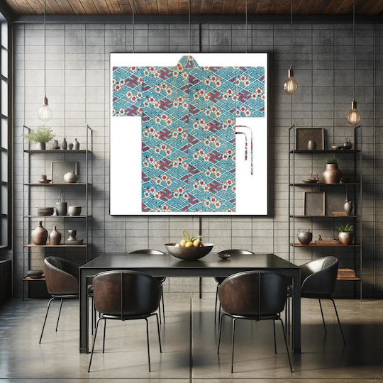 Short Robe Gemälde Stoff 110x110cm