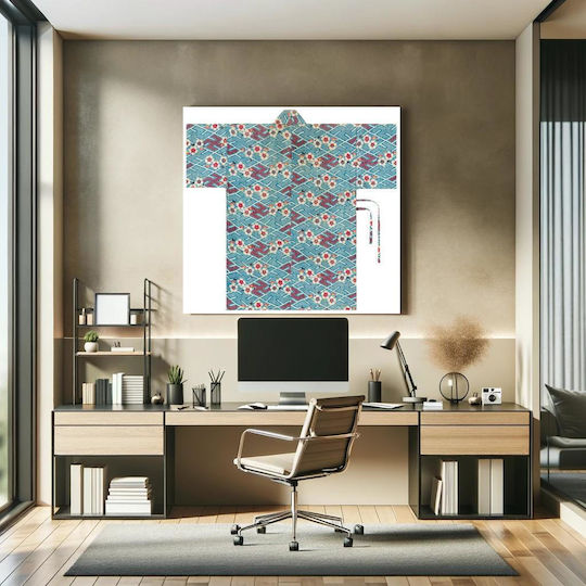 Short Robe Gemälde Stoff 110x110cm