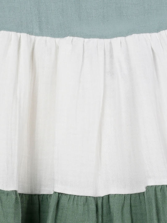 Kinderkleid Ärmellos Haki