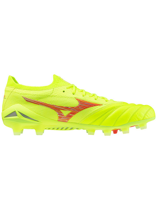 Mizuno Morelia Neo Vi Beta Japan Mix Md FG Niedrig Fußballschuhe mit Stollen Gelb