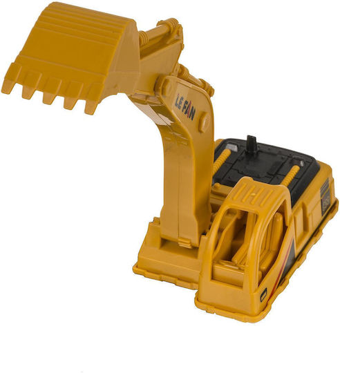 Toy Excavator With Moving Parts Yellow/Black Plastic 16cm