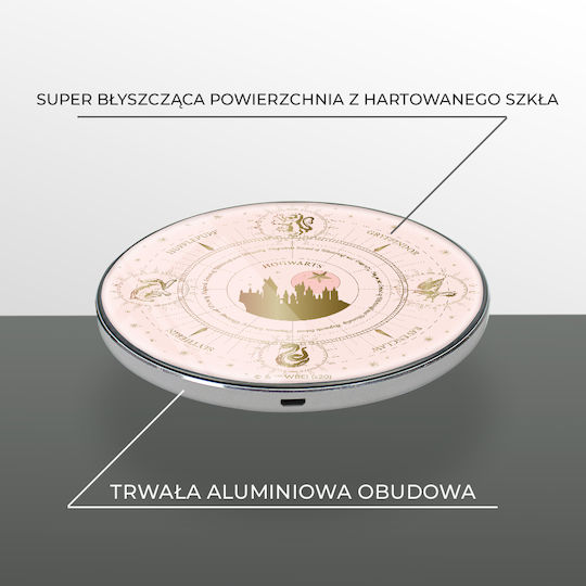 Harry Potter Încărcător Wireless (Qi Pad) 10W Roz