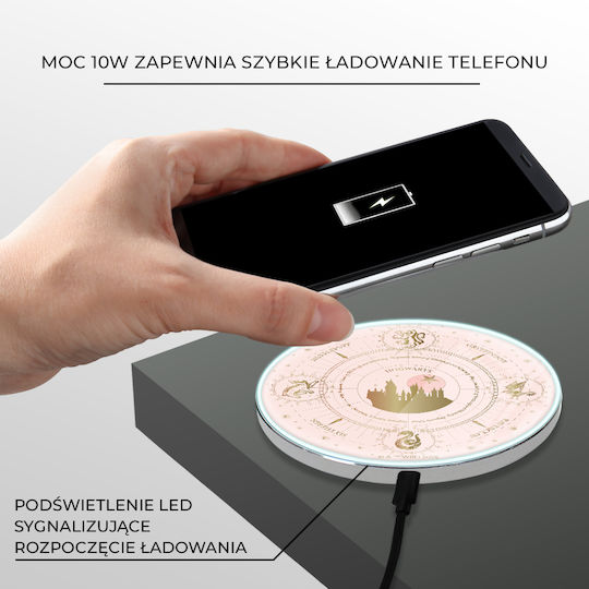 Harry Potter Încărcător Wireless (Qi Pad) 10W Roz