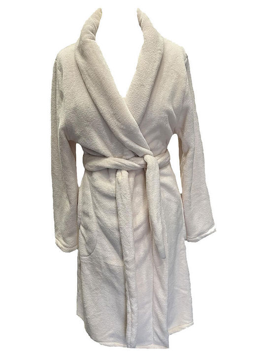 Nota Lingerie Winter Damen Robe Beige