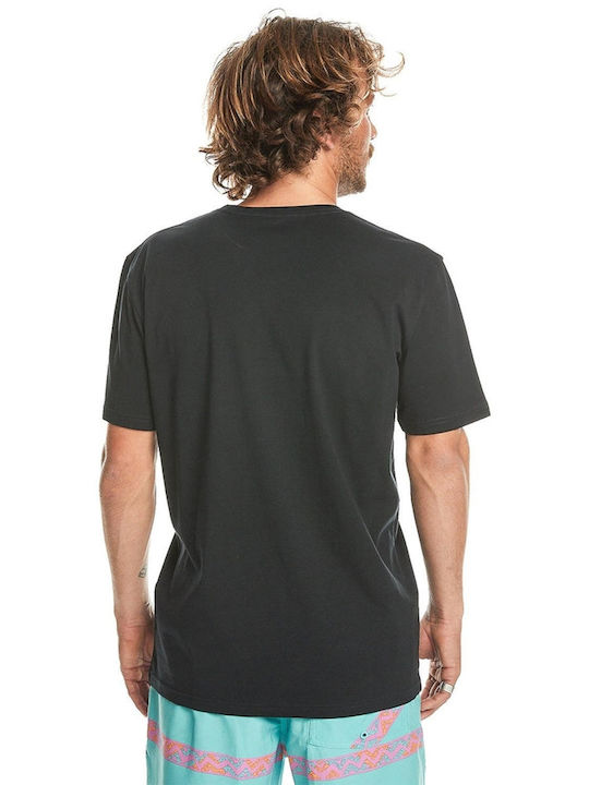 Quiksilver Herren T-Shirt Kurzarm Schwarz