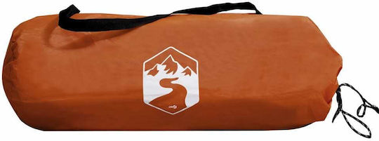 vidaXL Camping Tent Cabin Orange for 4 People 240x221x160cm