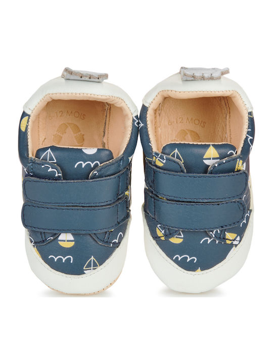Easy Peasy Βρεφικά Sneakers Αγκαλιάς Μπλε