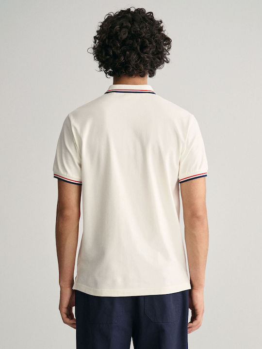 Polo T-shirt Εκρου